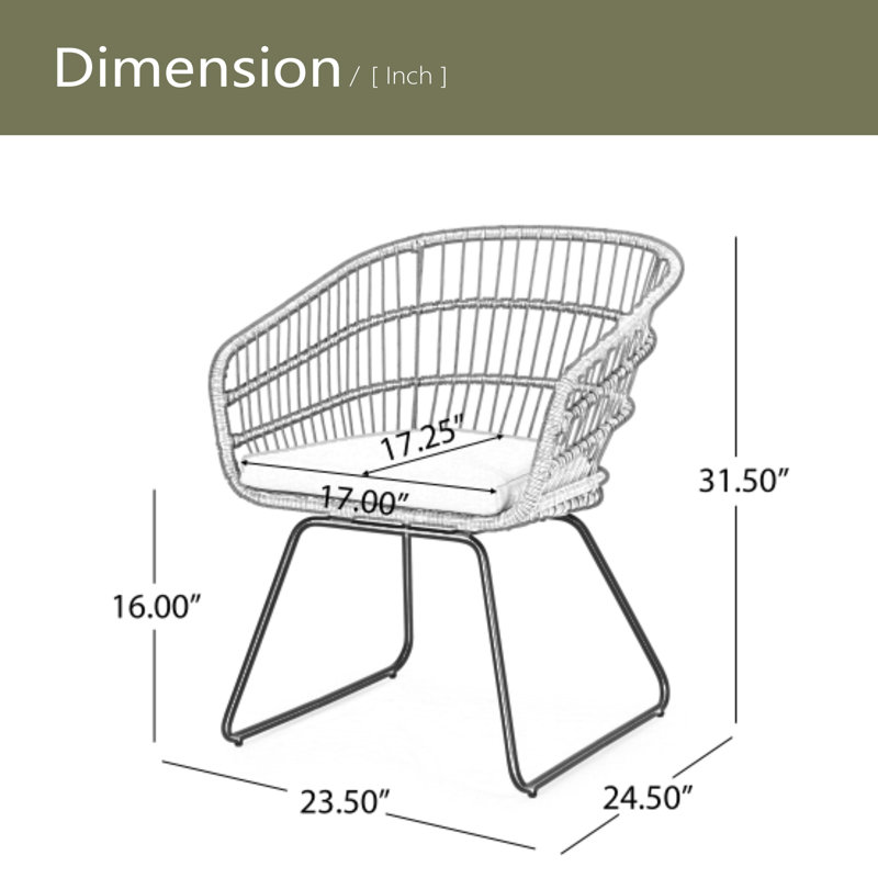 CHAISE, 2PCS avec 2 coussins