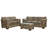 Union Rustic Sofa in Superflauge Camo Fabric