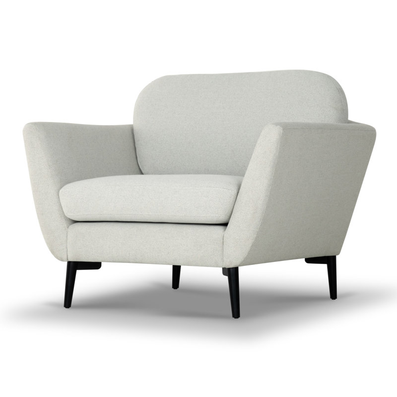 Fauteuil Tyndall, Tissage de performance beige