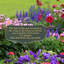 Flora & Fauna Kiss of the Sun Poem Garden Sign