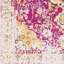 Tapis floral ivoire / rose Fleeman-1851292339