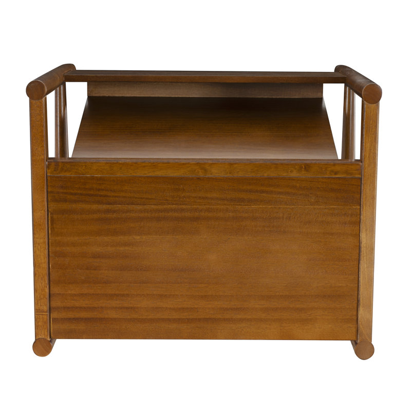 Flanagan Walnut Magazine Rack