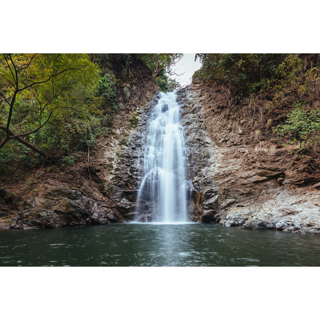 Costa Rica Montezuma Fall von Mlenny - Druck auf Leinwand ohne Rahmen