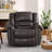 Chemika 40.9'' W Classic Super Soft Padding And Oversize Manual Recliner With Rivets-687175437