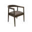Chaise avec accoudoirs en bois Natural Teca