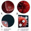 Dahlia nuance rouge nuances monochromes - art mural dans le salon-154432792-154432796