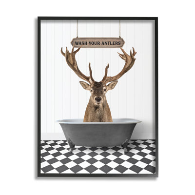 " Wash Your Antlers Elk "