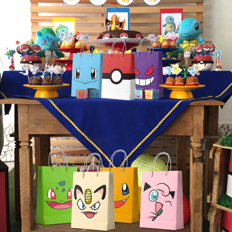 Ensemble de sacs-cadeaux pour enfants, pokachu et cadeaux pour enfants, 24 pièces