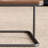 Walnut solid wood end table