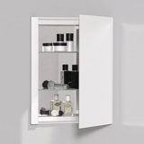 R3 Series Recessed or Surface Mount Frameless Medicine Cabinet with 4 Adjustable Shelves