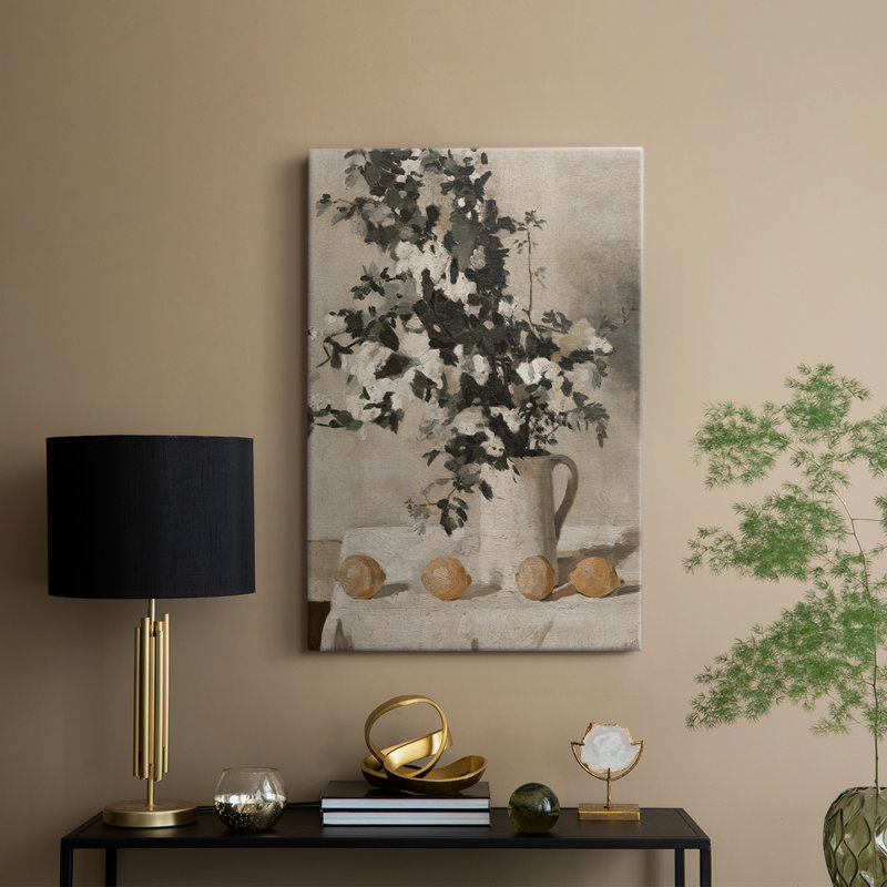Impression florale rétro CCXLVII - galerie Cavas sur mesure