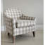 Fauteuil d'appoint rembourré en tissu de flanelle Alleris-70047804-70047805