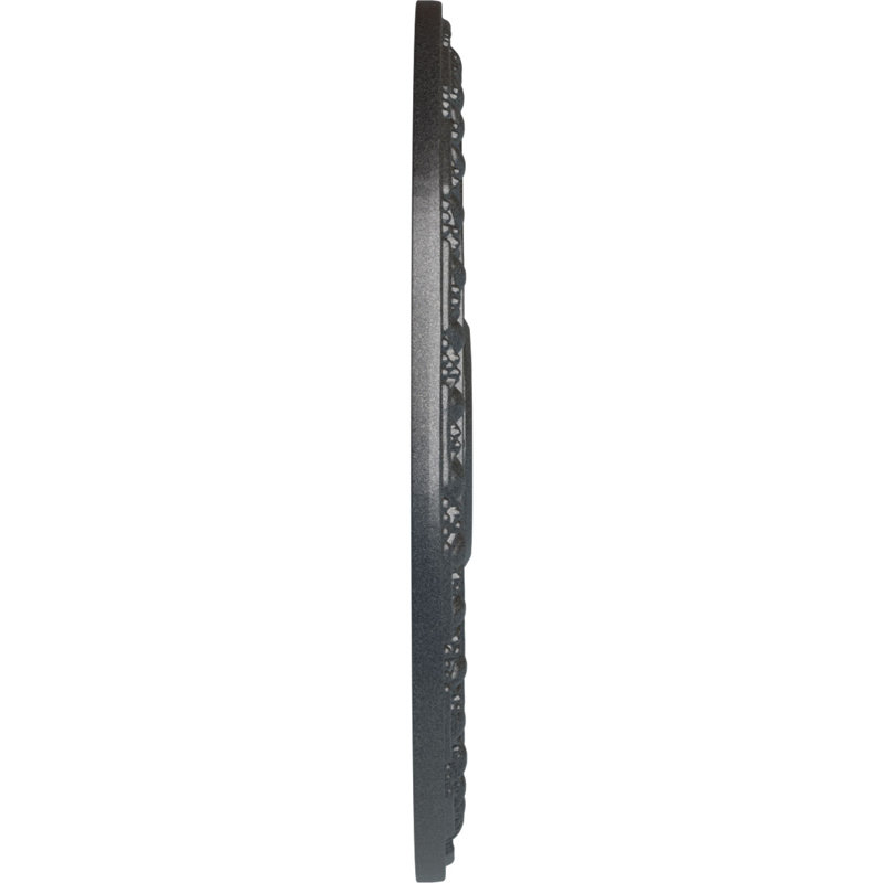 Médaillon de plafond de 18 1/8 po de diamètre extérieur 3 5/8 po x P 1 1/8 po (convient aux auvents jusqu'à 5 1/8 po), Étain