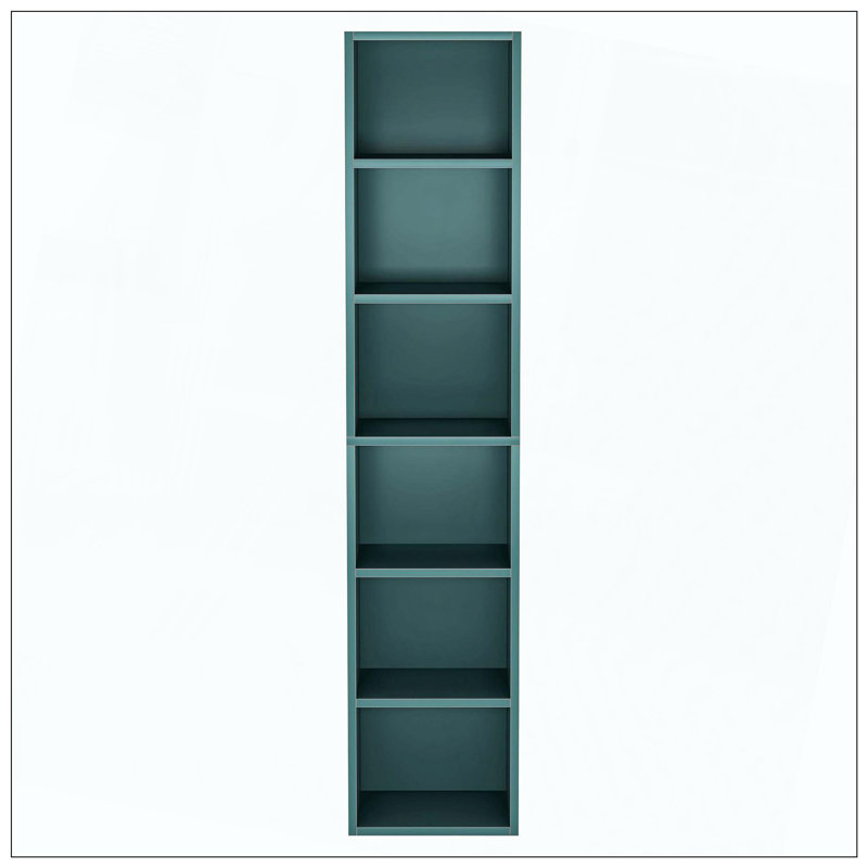 Bibliothèque cubique à 6 niveaux, Bleu