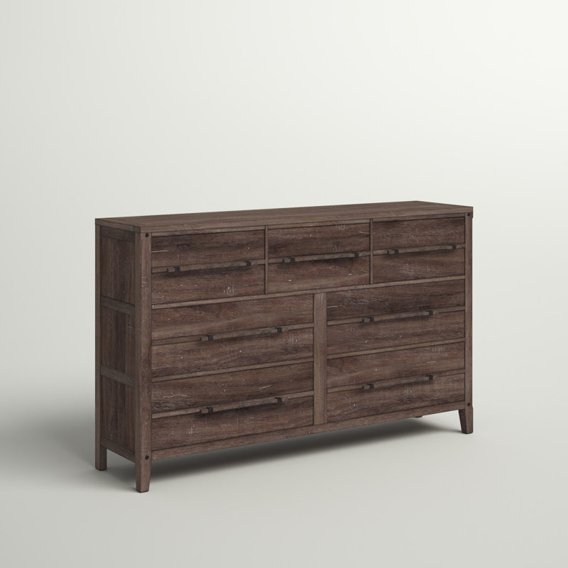 Navin 66'' W 7 - Drawer Dresser, Weathered Gray