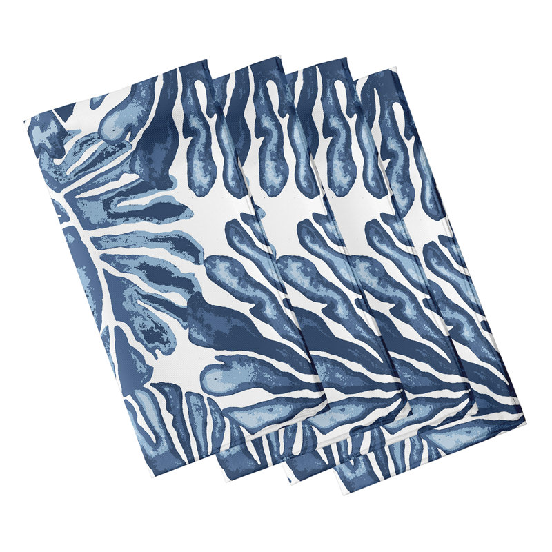 Ensemble de serviettes 4 pièces Springdale, bleu