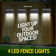 Bell+Howell Solar Deck Fence Lights With Colour Changing Mode Feature, Wireless Auto On/off Shut Off