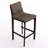 Full Assembled 26"H Counter Stool, Saddle Leather Upholstered Bar Stool With Padded Seat, Counter Height Barstool With Metal Frame Footrest For Kitchen Island Bar Counter, Brown-317936941-306793868