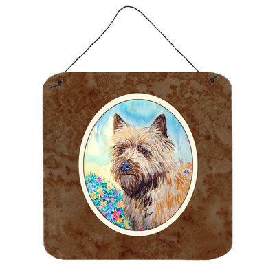 Décoration murale cairn terrier