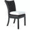 Montecito Woven N-Dura Resin Wicker Outdoor Dining Side Chair - Onyx