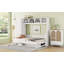Lit escamotable double avec placard et tiroirs-817254171