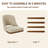 Two-tier solid wood upholstered side chair-340360836-344389581-344389583