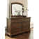 Commode double 7 tiroirs avec miroir Taoran