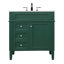 Ensemble de meuble-lavabo simple 32 "Rivers-627615754