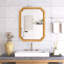 Armoire de rangement murale en bois avec miroir de rangement