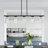 Arsens 5 - Light Steel Dimmable Kitchen Island Linear Chandelier-1575365358