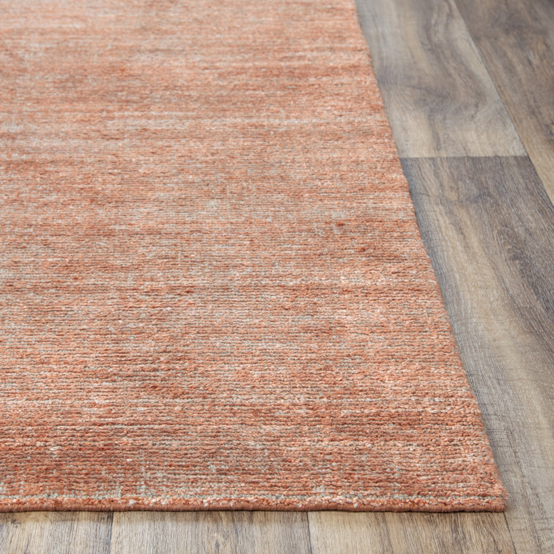 Tapis terre cuite tissé à la main Jefferson, Rectangle 9 pi x 12 pi