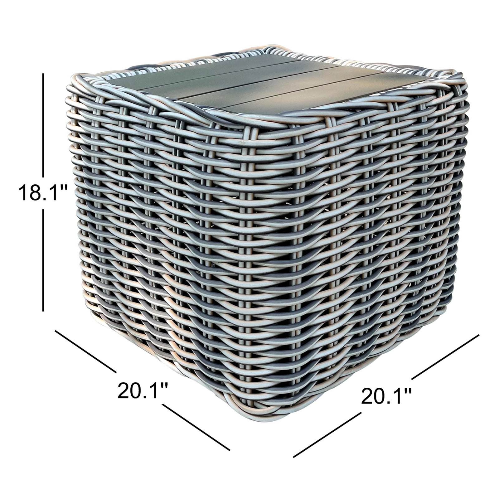 Sommer 20.1'' Metal Outdoor Side Table