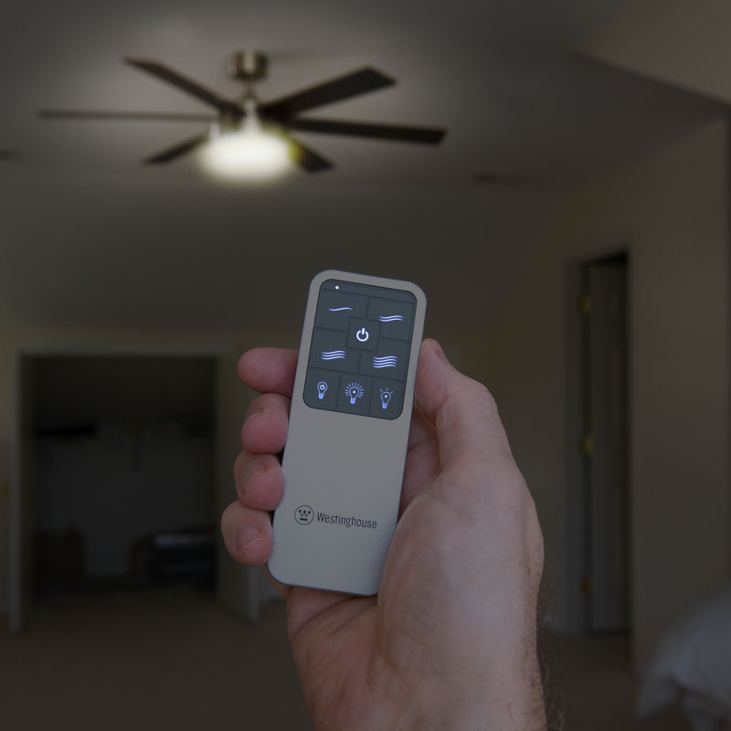 Westinghouse Lighting Ceiling Fan And Light Remote Control With Backlit Display