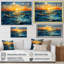 River Azure Bold I - Modern Wall Decor-960086789-960086790