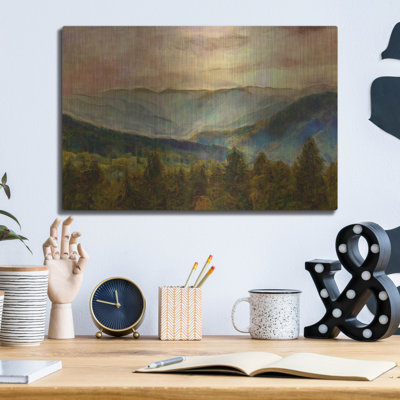 Into The Valley 3 'par Alonzo Saunders, art mural en métal