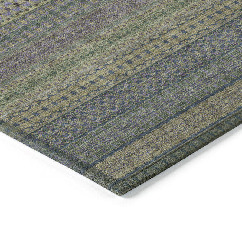 Tapis intérieur / extérieur Kinslee, Rectangle de 10 pi x 14 pi
