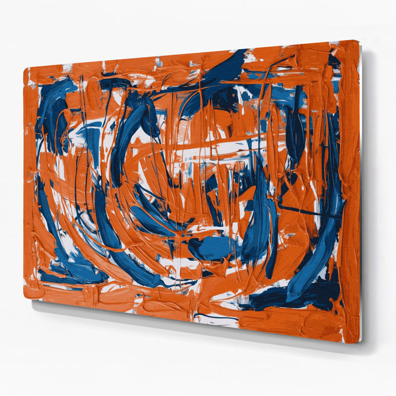 Art mural en métal Neo Expressionism 36, H 20 po x l 24 po