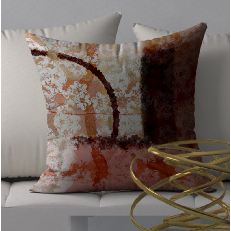 Floral Reversible Throw Pillow, 20" x 20"