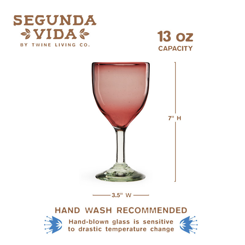 Segunda Vida Rosado Wine Glass