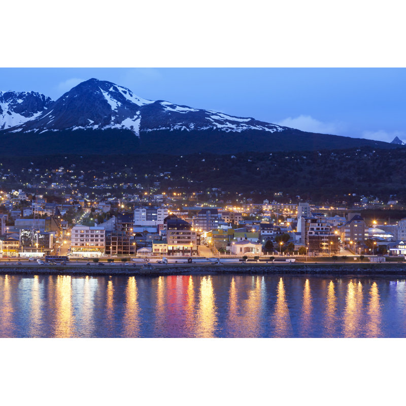 Argentina Ushuaia Bay by Grafissimo - Wrapped Canvas Print, 81cm H x 122cm W