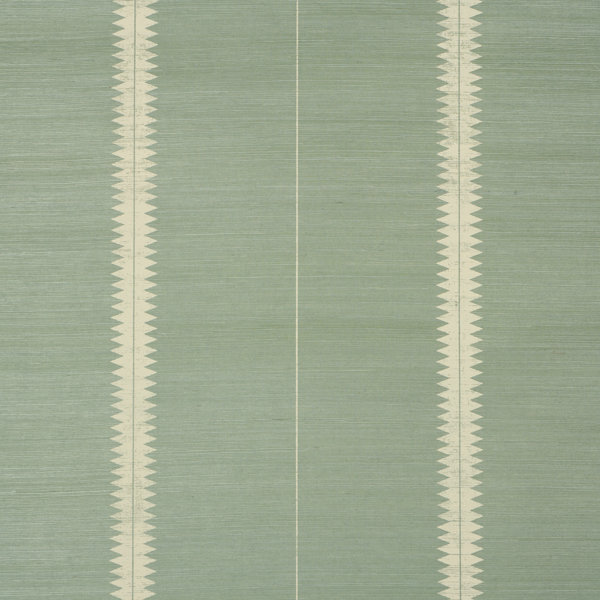 Schumacher Bristle Stripe Sisal Wallpaper | Wayfair