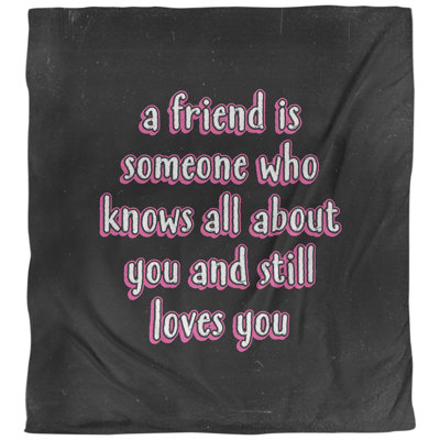 Housse de couette Love and Friendship Quote