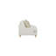 Haley Upholstered Loveseat with Pillows, White