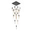Lustre en cristal suspendu 25 lumières Aaleiah-1828231243