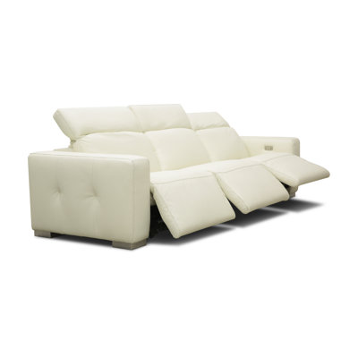 Canapé inclinable en cuir véritable Capri
