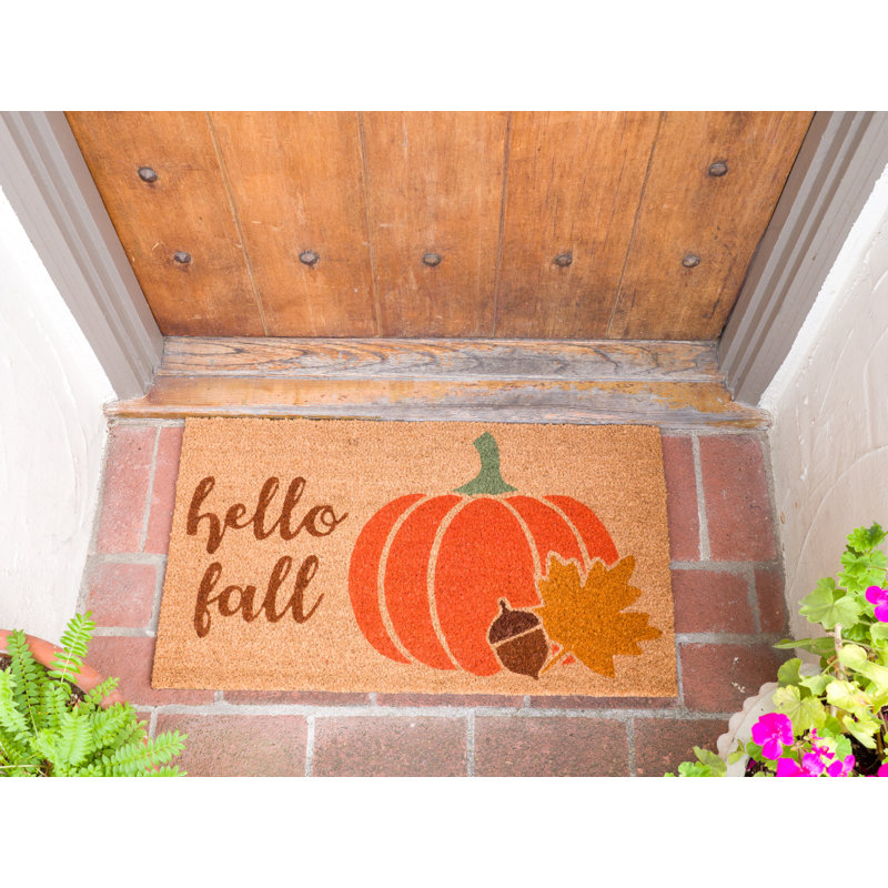 Theia Non-Slip Thanksgiving Indoor / Outdoor Doormat