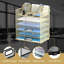 6 Tier Metal Desk File Organizer With Handle And Pen Holders-918688570