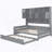 Full Size Wooden Daybed With Twin Size Trundle, and All-in-One Cabinet and Shelf-302513239-302513236