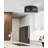 Alleghany BELLAMY 16.25 In. 3-Light 60-Watt Contemporary Black Flush Mount With Black Faux Rattan Shade-1908672518