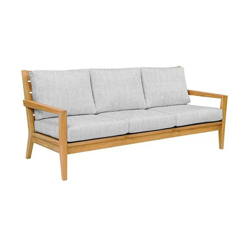 Algarve Outdoor 3 - Seat Patio Sofa, Linen Shale